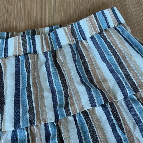 Women's Altard State Striped Ruffle Skirt - Picture 5 of 7